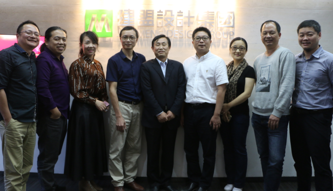 华侨大学黄安民西席一行莅临CA88考察指导